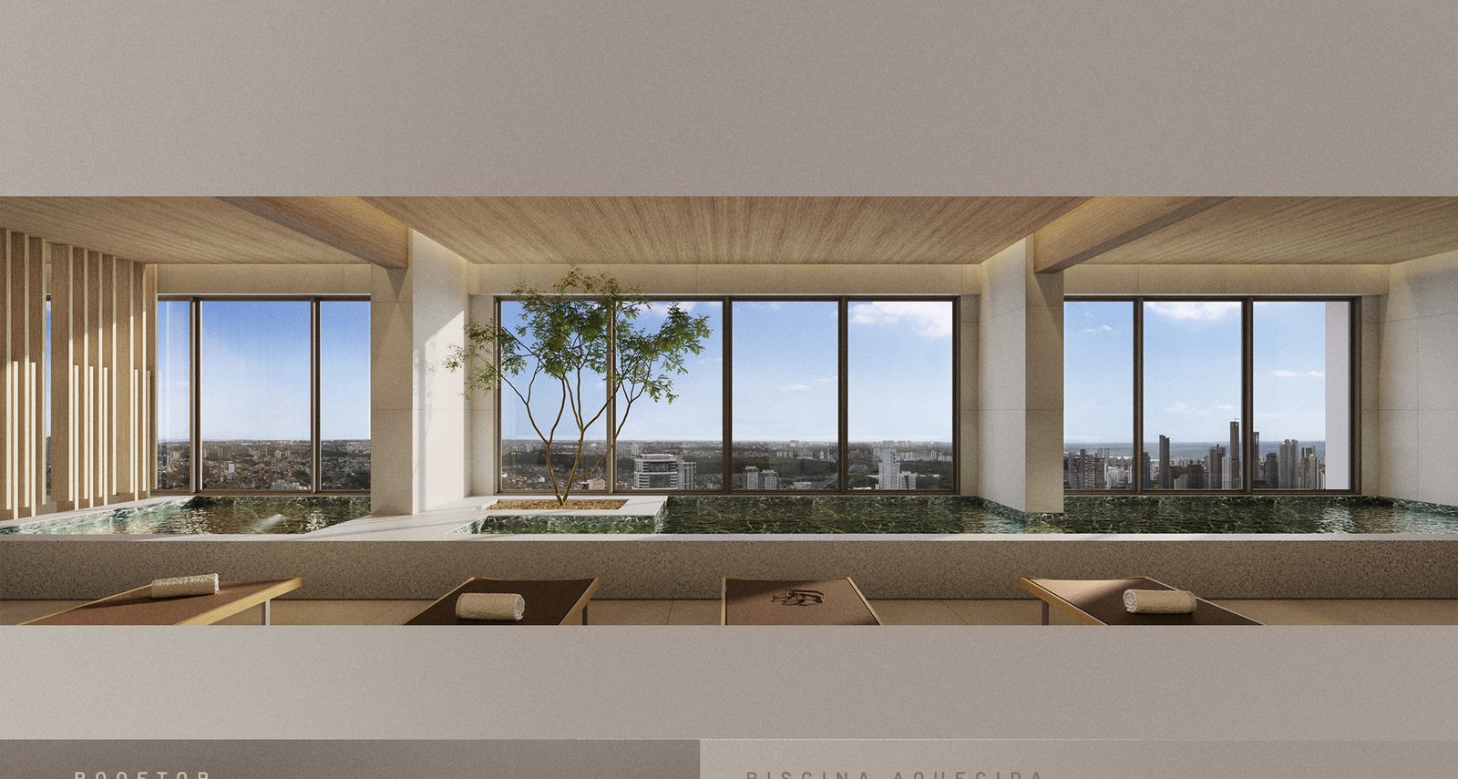 Planta tipo 2 quartos - 61,77 m2
