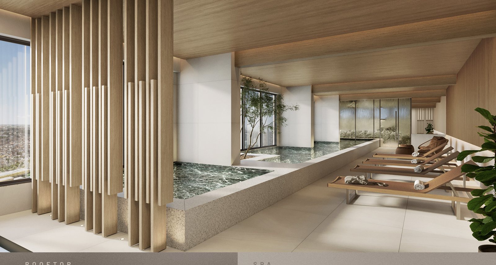 Planta tipo 2 quartos - 61,11 m2